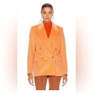Acne Studio Double Breasted Cotton Blend Corduroy Blazer 🧡
